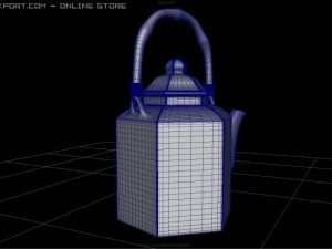 coffee and tea set 3D Модель