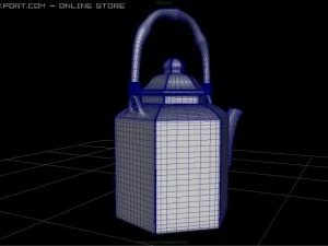 コーヒーと紅茶のセット 3Dモデル