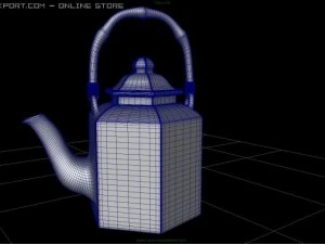 コーヒーと紅茶のセット 3Dモデル