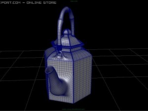 coffee and tea set 3D Модель
