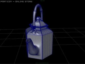 コーヒーと紅茶のセット 3Dモデル