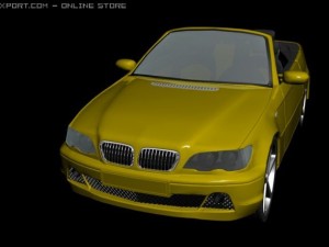 bmw m3 e46 cabrio 3D Model