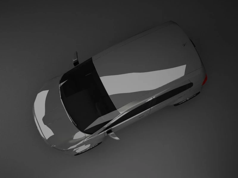 fiat panda 2010 3D Model .c4d .max .obj .3ds .fbx .stl .blend