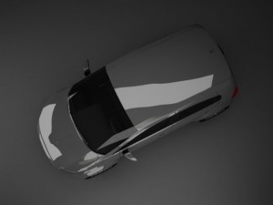 fiat panda 2010 3D Model
