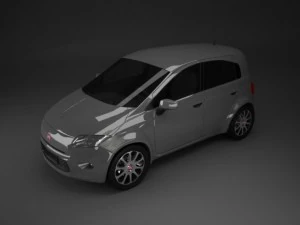 fiat panda 2010 3D Model