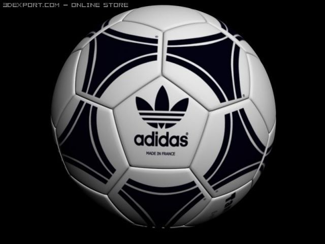 football Model 3D .c4d .max .obj .3ds .fbx .stl .blend 