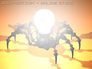 лампочка 3D Модель .c4d .max .obj .3ds .fbx .stl .blend 