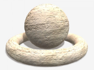 Painted Bricks Seamless Texture 3D-Modell