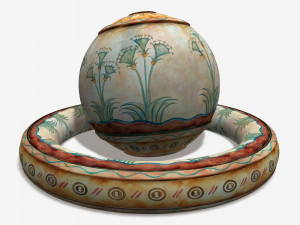 Tropical Mural Seamless Tile 3D-Modell