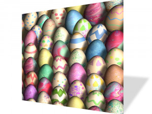 Easter Eggs Seamless Texture 3D-Modell