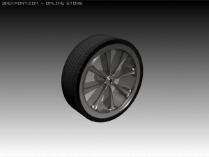 3d wheel Modelo 3D