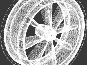3d wheel Model 3D