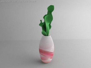 vase love Model 3D