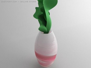 vase love Model 3D