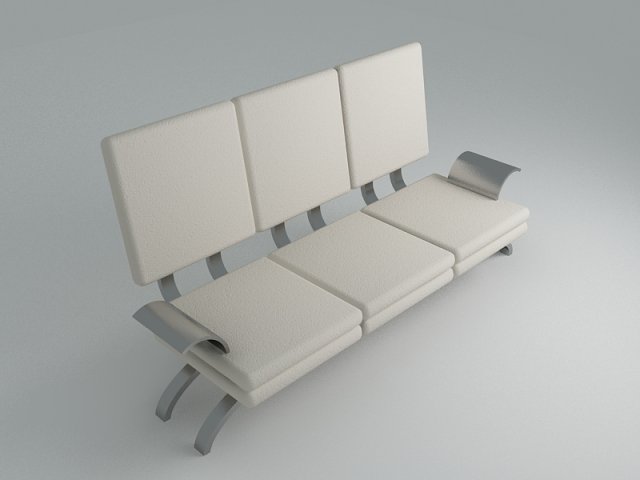 sofa office 3D Modell .c4d .max .obj .3ds .fbx .stl .blend 