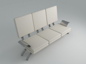sofa office Modèle 3D
