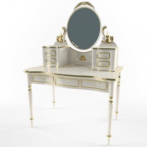 console with mirror 3D Модель .c4d .max .obj .3ds .fbx .stl .blend 