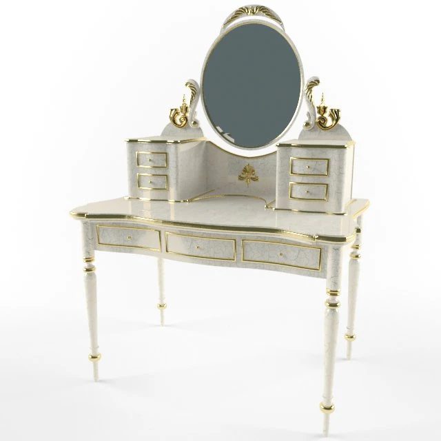 console with mirror 3D Model .c4d .max .obj .3ds .fbx .stl .blend 
