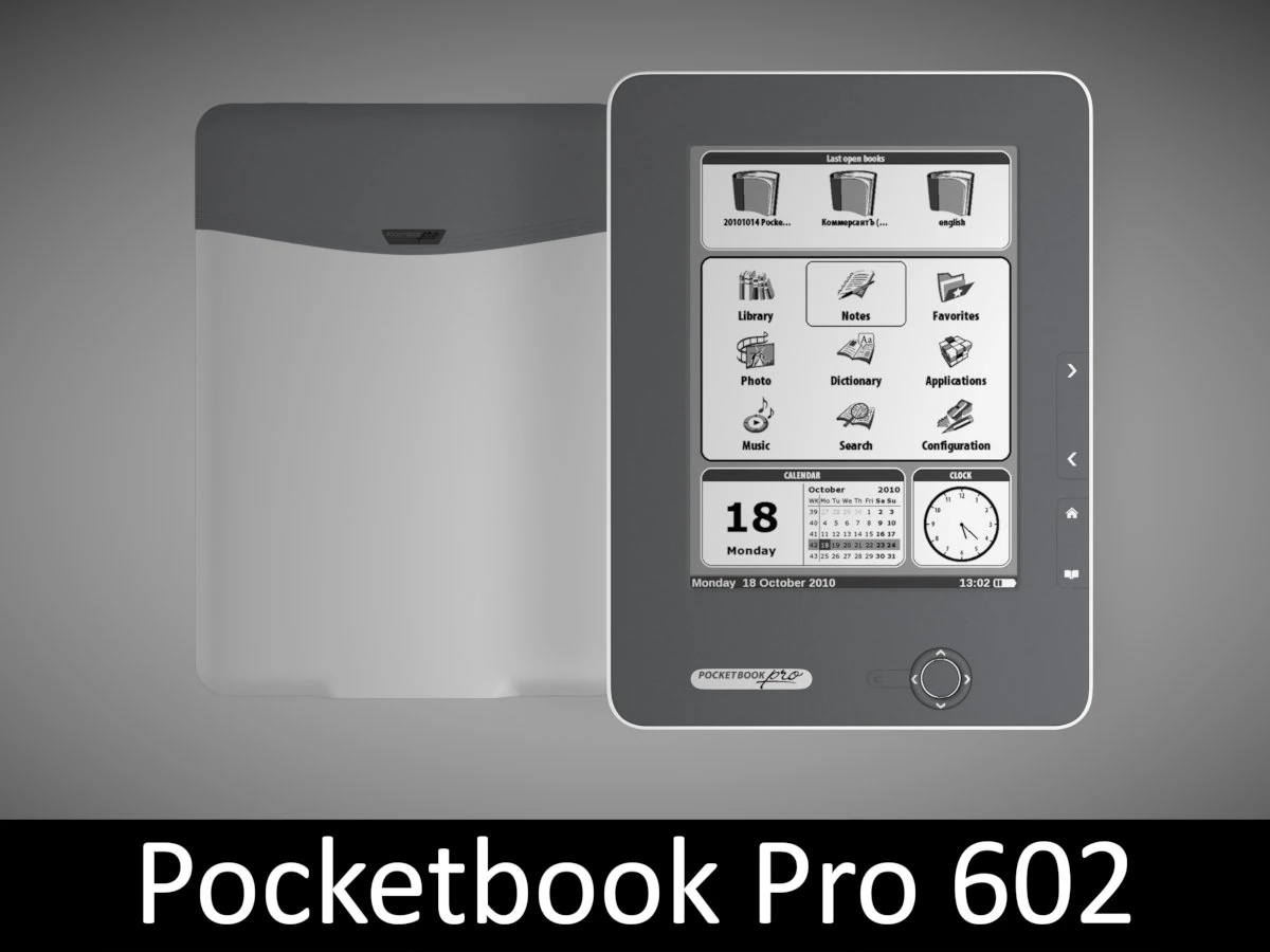 pockebook pro 602 3D Model .c4d .max .obj .3ds .fbx .stl .blend 