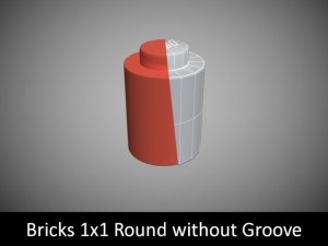 lego bricks 1x1 3D मॉडल