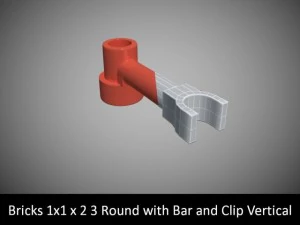 pe&ccedil;as de lego 1x1 Modelo 3D