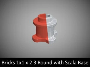 pe&ccedil;as de lego 1x1 Modelo 3D