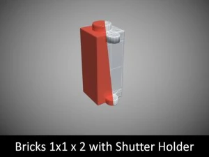 pe&ccedil;as de lego 1x1 Modelo 3D