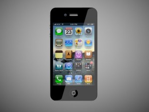 apple iphone 4 3D Модель