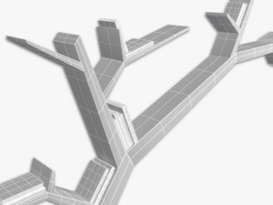 bookshelf branch Model 3D