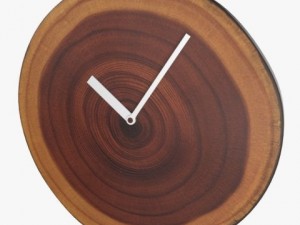 wall clock woodtime Model 3D