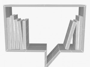 bookshelf comment 3D Model