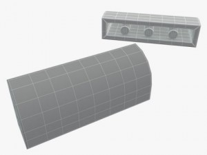 lego bricks 1x3  1x16 Modelo 3D