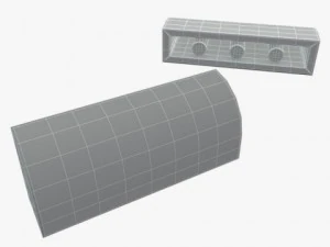 pe&ccedil;as de lego 1x3 1x16 Modelo 3D