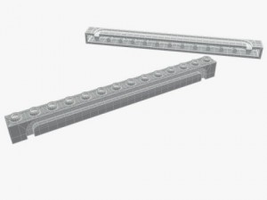 lego bricks 1x3  1x16 Modelo 3D