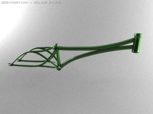 bmx frame Model 3D