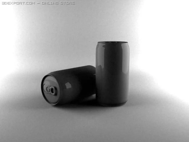 soda can 3D Model .c4d .max .obj .3ds .fbx .stl .blend