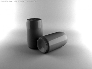 soda can Model 3D