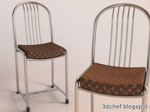 krzesło do jadalni Model 3D