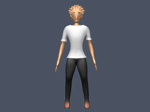 kid 3D Model .c4d .max .obj .3ds .fbx .stl .blend 