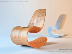 savannah rocker 3D Model