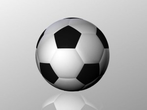 highpoly football ball Modello 3D