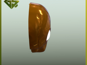 The Legendary Character Blitzcranks Mask from the Massive Robot Game A Captivating Piece of the Ga Modelo de Impressão 3D