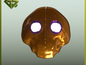 The Legendary Character Blitzcranks Mask from the Massive Robot Game A Captivating Piece of the Ga Modelo de Impressão 3D