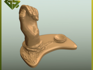 Restricted Freedom Art Piece Bound by Shackles Modello di stampa 3D