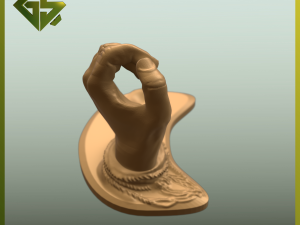 Restricted Freedom Art Piece Bound by Shackles Modello di stampa 3D