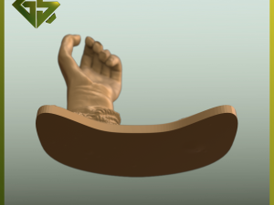 Restricted Freedom Art Piece Bound by Shackles Modello di stampa 3D