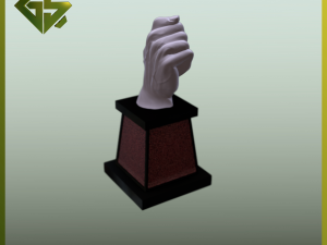 Wheat Pedestal Held in Hand Model Cetak 3D