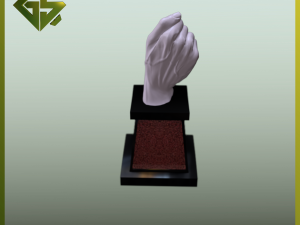 Wheat Pedestal Held in Hand Model Cetak 3D