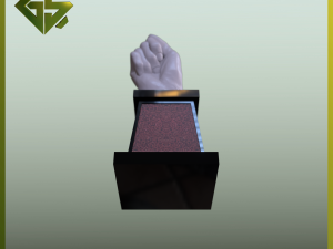 Wheat Pedestal Held in Hand Model Cetak 3D