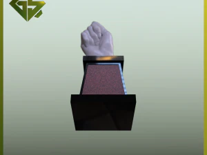 Wheat Pedestal Held in Hand 3D Print Model